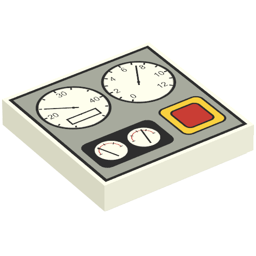 Tile 2 × 2 with Gauges Print