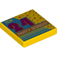 Tile 2 × 2 with Top 24 Top Songs! Gelb