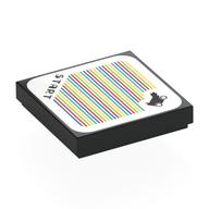 Fliese 2 × 2 mit 'START', Biddybuggy und Barcode (bedruckt) (Sticker) in Schwarz