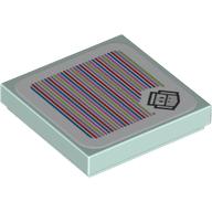 Tile 2 × 2 with Ice Bro and Barcode Print (Sticker) Hellaqua