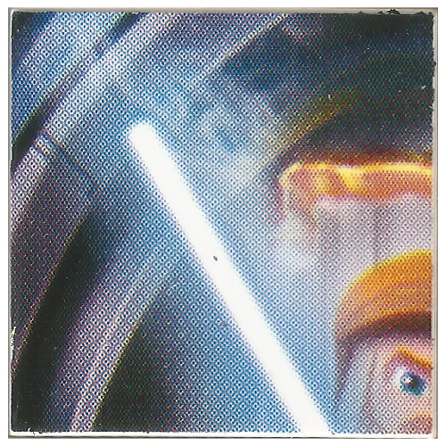 Tile 2 × 2 with Star Wars Print 4 in Weiß
