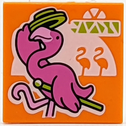 Tile 2 × 2 with VIDIYO print (43108-10) Orange