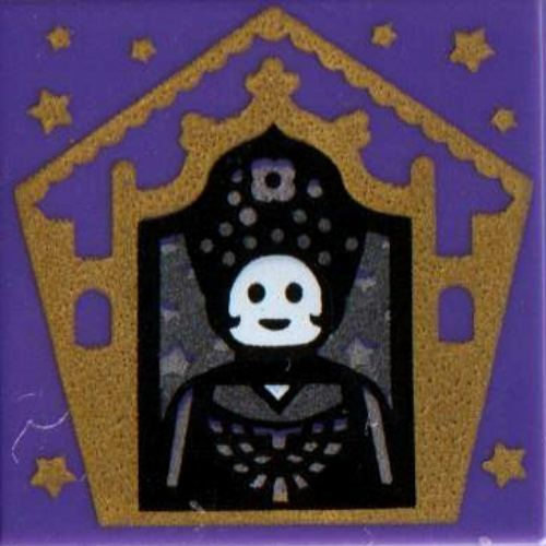 Tile 2 × 2 with Wizard Card Seraphina Picquery print Dunkellila