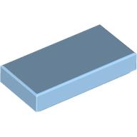 Tile 1 × 2 with Groove Pastel Blue