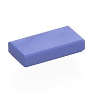 Tile 1 × 2 with Groove Blue Violet
