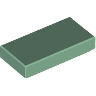 Tile 1 × 2 with Groove Sand Green