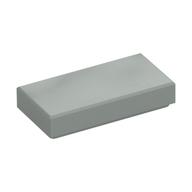 Tile 1 × 2 with Groove Light Gray