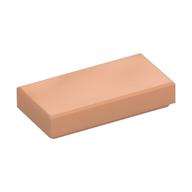 Fliese 1 × 2 mit Rille Nougat