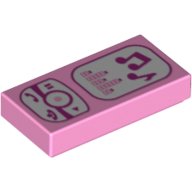 Tile 1 × 2 with Cell Phone / Music Player Print