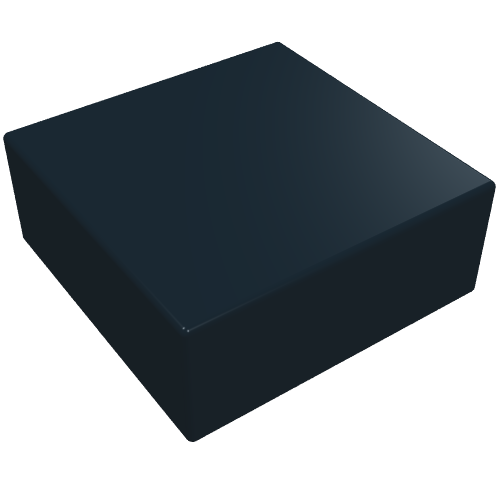 Tile 1 × 1 without Groove Black