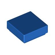 Tile 1 × 1 with Groove Blue
