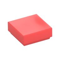 Tile 1 × 1 with Groove Coral