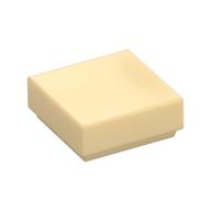 Tile 1 × 1 with Groove Tan