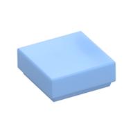 Fliese 1 × 1 mit Rille Leuchtendes Hellblau