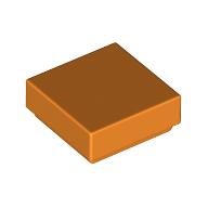 Tile 1 × 1 with Groove Orange