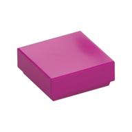 Tile 1 × 1 with Groove Magenta