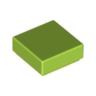 Fliese 1 × 1 mit Rille Limette