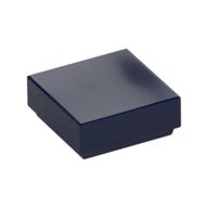 Tile 1 × 1 with Groove Dark Blue