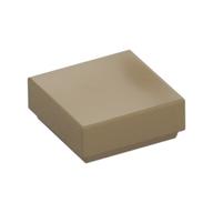 Tile 1 × 1 with Groove Dark Tan