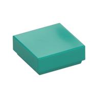 Tile 1 × 1 with Groove Dark Turquoise