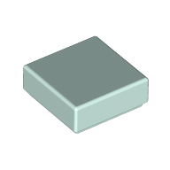 Tile 1 × 1 with Groove Light Aqua