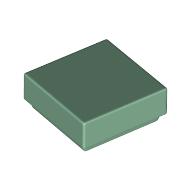 Tile 1 × 1 with Groove Sand Green