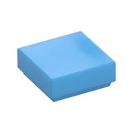 Tile 1 × 1 with Groove Medium Blue