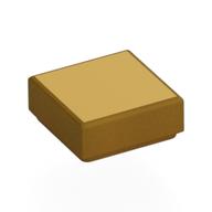 Tile 1 × 1 with Gold Surface print Pearl Gold