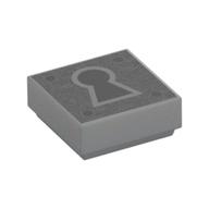 Tile 1 × 1 with Keyhole Print