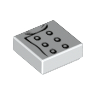 Tile 1 × 1 with Chef Jacket Print White