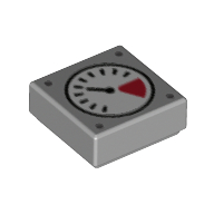 Tile 1 × 1 with Gauge print