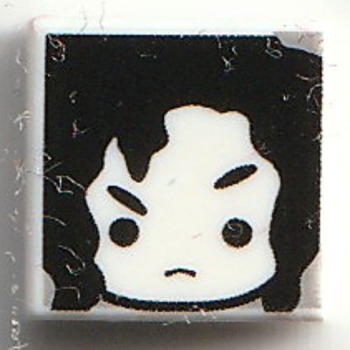 Tile 1 × 1 with Bellatrix Lestrange print in White
