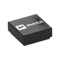 Tile 1 × 1 with White 'mntn' print Black