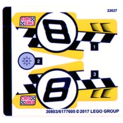 Sticker Sheet for Set 42058-1 [No Color/Any Color]