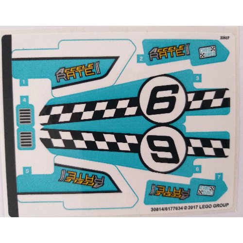 Stickerbogen für Set 42059-1 [Keine Farbe/Beliebige Farbe]