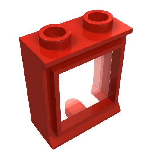Window 1 × 2 × 2 Classic, Short Lip [with Glass]