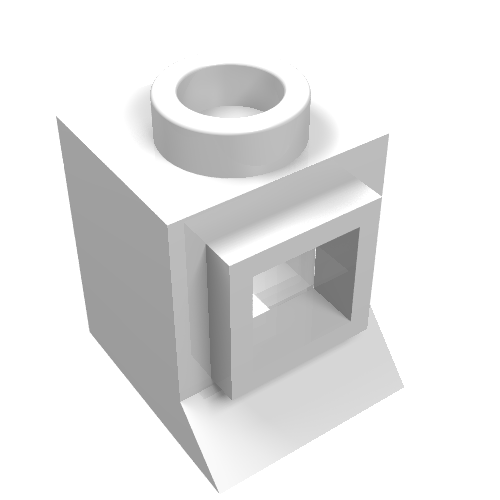 Window 1 × 1 × 1 Classic with Long Sill [Complete] Weiß