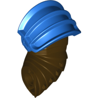 Arm, Bigfig, with Blue Shoulder Armor Dark Brown
