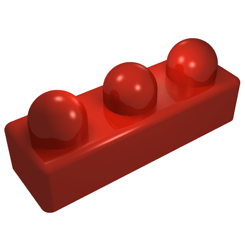 Primo Stein 1 × 3 Rot