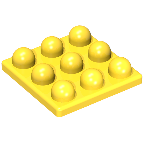 Primo Platte 3 × 3 Gelb