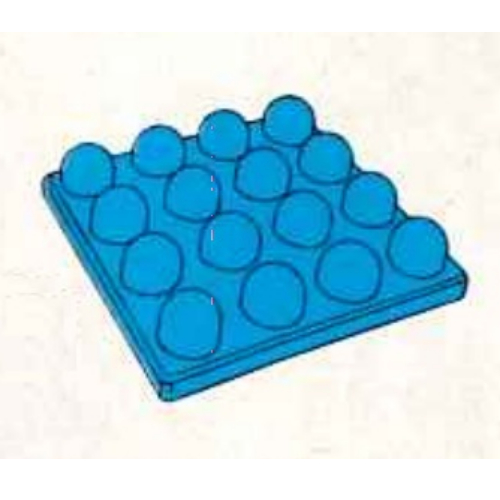 Primo Platte 4 × 4 Blau
