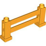 Duplo Fence 1 × 6 × 2 Bright Light Orange