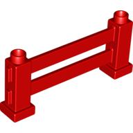 Duplo Fence 1 × 6 × 2 Red