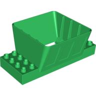 Duplo Loading Chute / Silo with 2 × 4 Base Bricks Grün