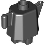Duplo Teapot / Coffeepot, Indented Base Black