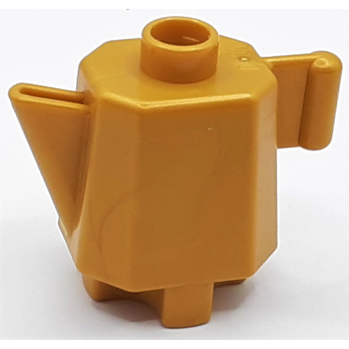 Duplo Teapot / Coffeepot, Indented Base Perlgold