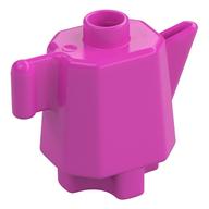Duplo Teapot / Coffeepot, Indented Base Dunkelrosa