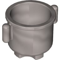 Duplo Kettle with Closed Handles 2 × 2 × 1.5 Pearl Light Gray