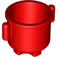 Duplo Kettle with Closed Handles 2 × 2 × 1.5 Rot