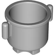 Duplo Kettle with Closed Handles 2 × 2 × 1.5 Light Bluish Gray